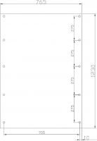 2/3-Montageplatte 2M2-3-1300