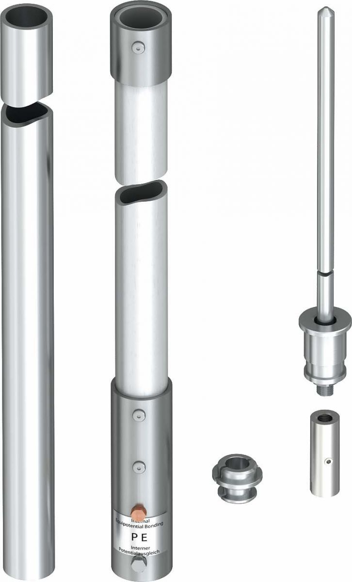 Isolierter Fangmast isFang IN 8000