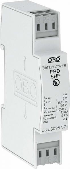 Blitzbarriere FRD 5 HF