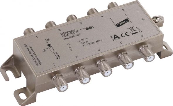 ÜSS für Antennenverteiler DGA FF5 TV