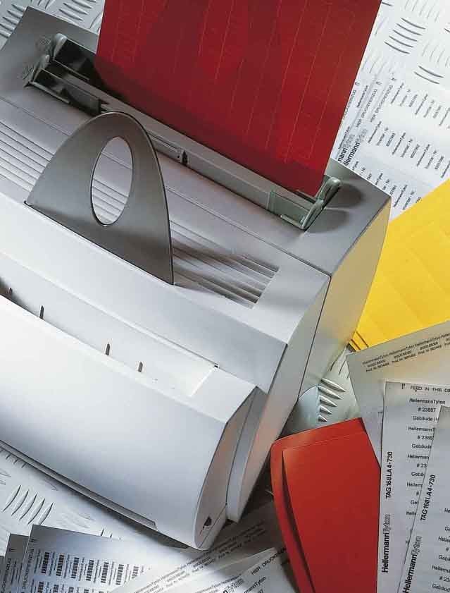 Etiketten TAG165LA4-1101-WH