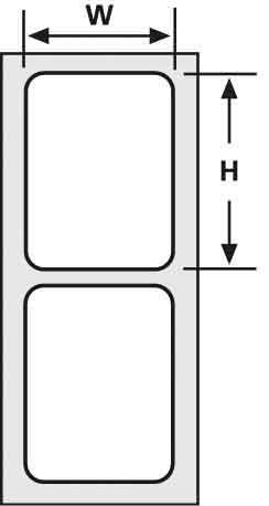 Etiketten TAG68TD1-1203-SR