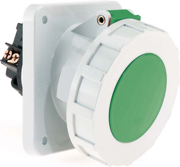 Anbausteckdose geneigt 63A 12035