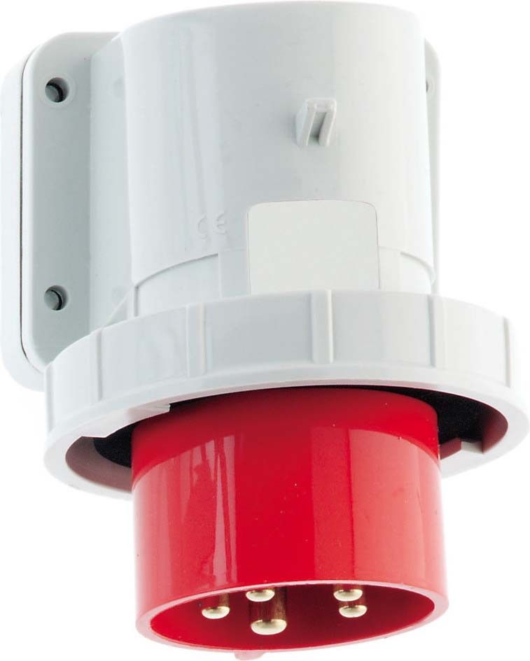 Wand-Gerätestecker 16A 5p 24416