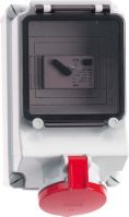 Wandsteckdose abgesichert 15017