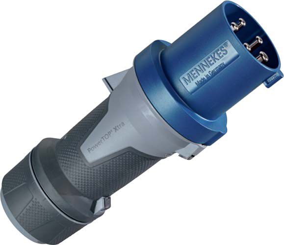 CEE Stecker PowerTOP Xtra R 13111 5p 63A 230V blau