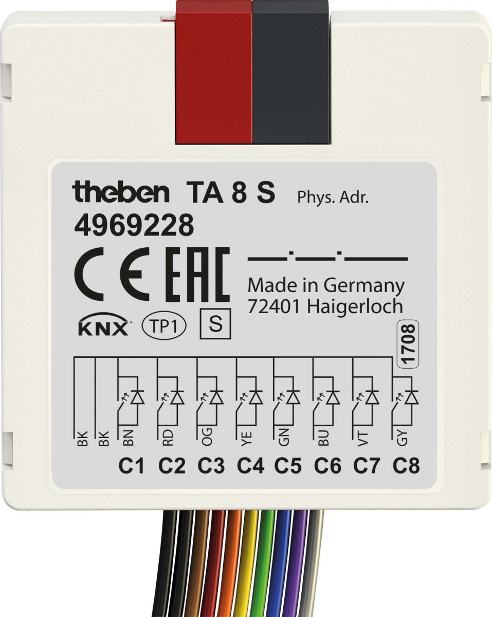 Tasterschnittstelle TA 8 S KNX