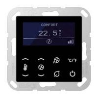 KNX Raumtemperatur-Display TR D A 5248 schwarz