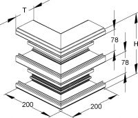 Alu-Außeneck DAA 220-78 P