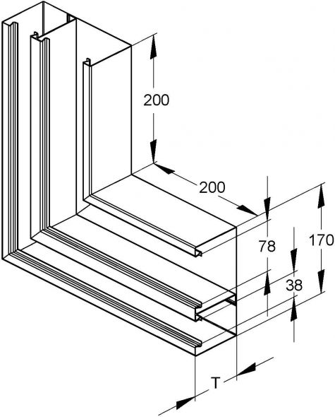 DKU-Vertikaleck DKVO 170-78T80 S