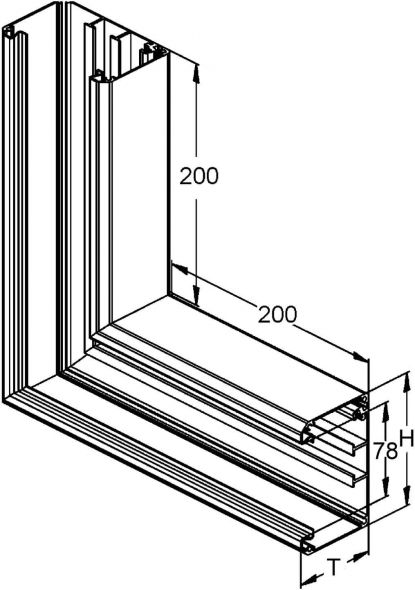 Alu-Flachwinkel GAV 110-78 P
