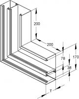 DKU-Vertikaleck DKVO 170-78T100 L
