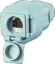 Kupplung Cat.6A 1-Port lgr 1309515003-E