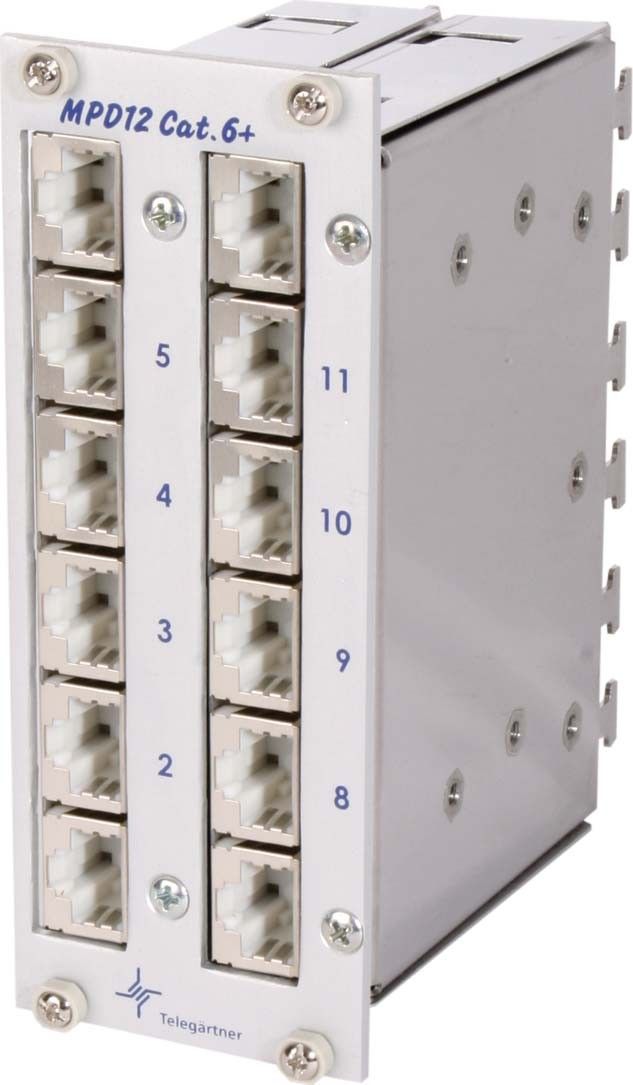 Mini-Verteiler Cat.6A 3HE J02022A0055