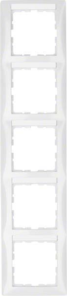 Rahmen 5-fach 10158919 polarweiß glänzend