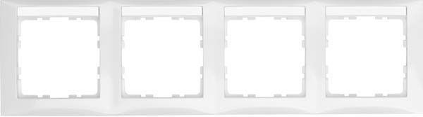 Rahmen 4-fach 10248919 polarweiß glänzend