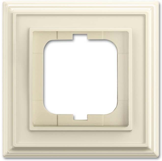Rahmen 1-fach 1721-832 elfenbeinweiß