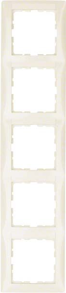 Rahmen 5-fach 10158912 weiß glänzend