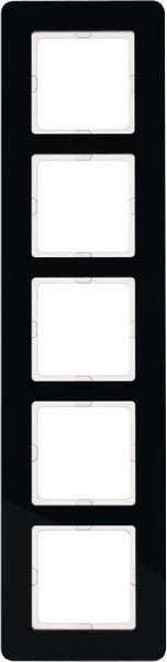 Rahmen 5-fach 10156076 Glas schwarz