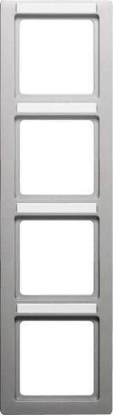 Rahmen 4-fach 10146014 alu samt lackiert