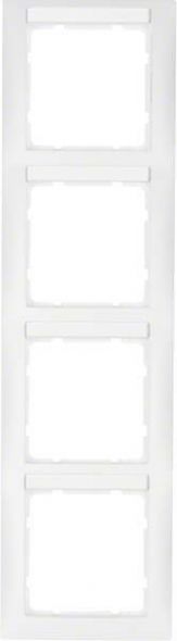 Rahmen 4-fach 10149919 polarweiß matt