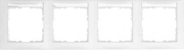 Rahmen 4-fach 10249919 polarweiß matt