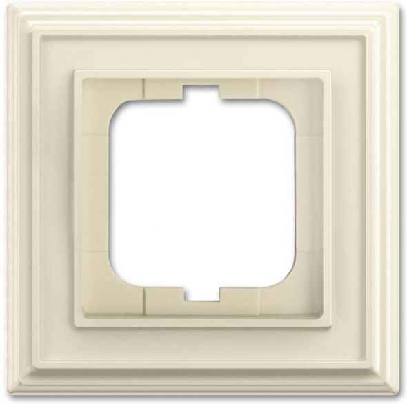 Rahmen 1-fach 1721-832 elfenbeinweiß