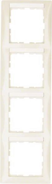 Rahmen 4-fach 10148912 weiß glänzend