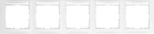 Rahmen 5-fach 10259919 polarweiß matt
