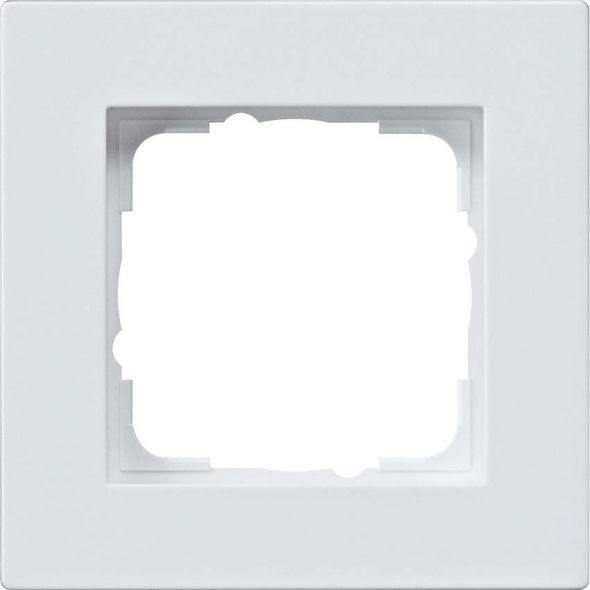 System 55 E2 1-fach Rahmen reinweiß seidenmatt 0211225 f