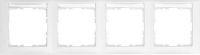 Rahmen 4-fach 10249919 polarweiß matt