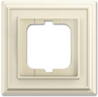 Rahmen 1-fach 1721-832 elfenbeinweiß