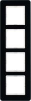 Rahmen 4-fach 10146076 Glas schwarz