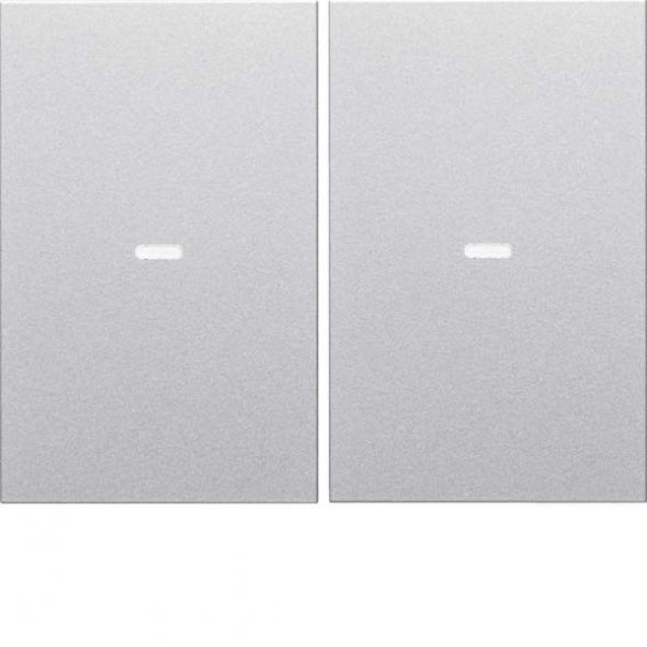 Tast-Abdeckung 2f. alu 80960371