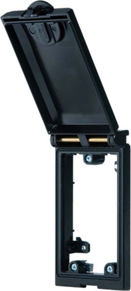 Metallrahmen 1-fach sw 4000-68112-0000000