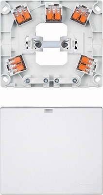 Herdanschlussdose polarweiß MEG1010-9019