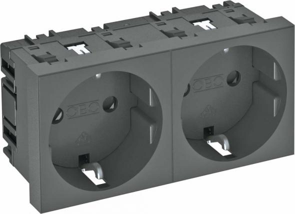 Steckdose 0 Grad, 2-fach STD-D0 SWGR2