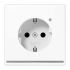 SCHUKO-Steckdose LS 1520-O WW LNW alpinweiß
