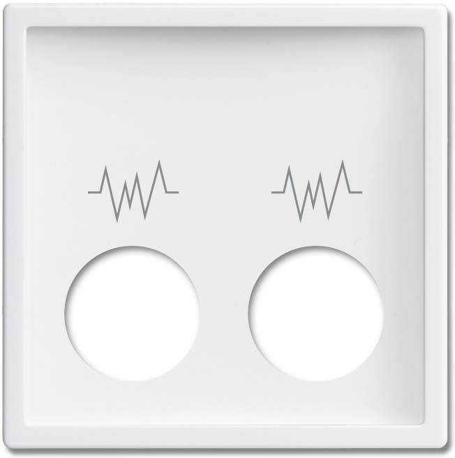 Zentralscheibe studioweiß 2548-021 G-84