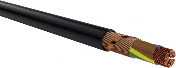 Erdkabel NYCWY 3 x 25 RM 16 Eca Schnittlänge