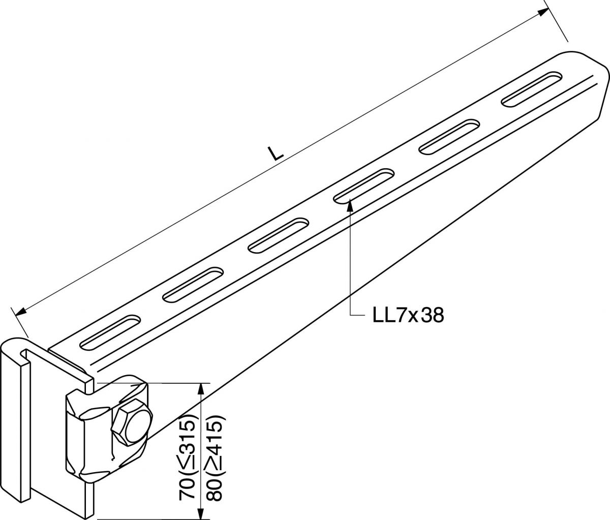 Ausleger 16B1-200