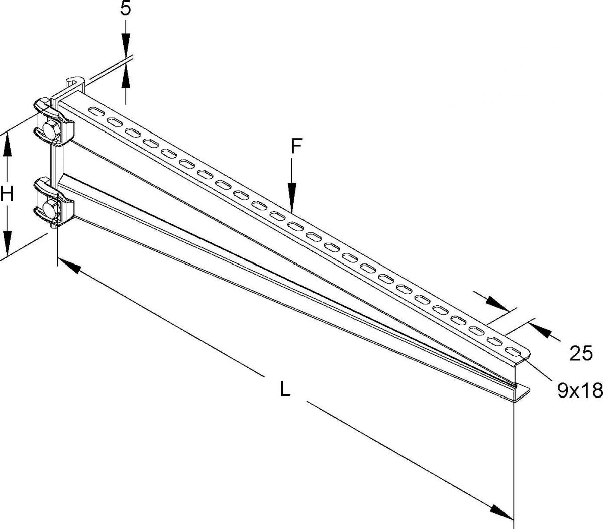 Ausleger KTTS 600