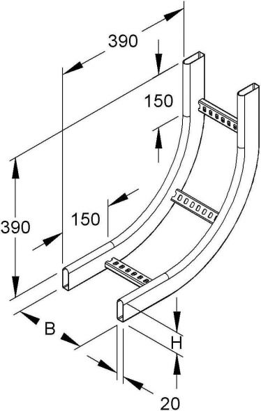 Steigstück KRCS 60.425 F