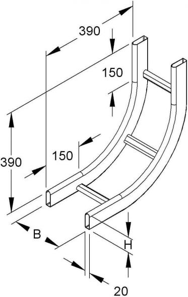 Steigstück KROS 60.125 F