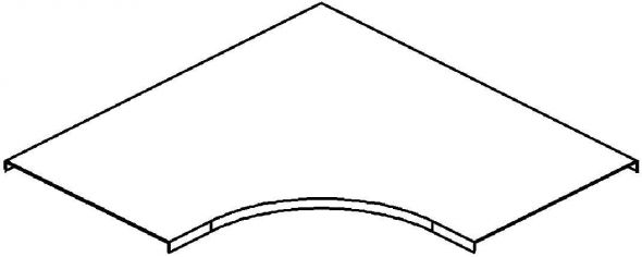 Deckel f.Bogen 90Grad RESDV 150