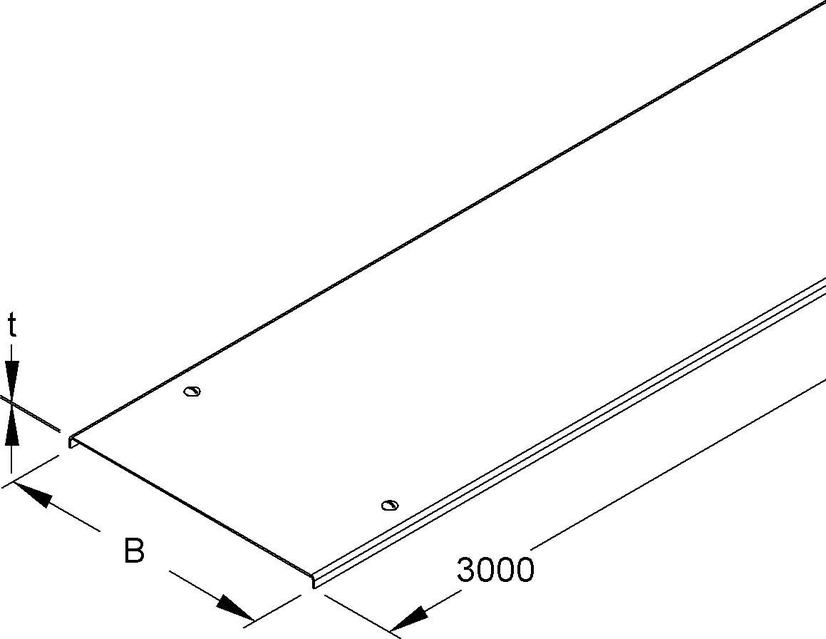 Kabelrinnendeckel RDVS 550