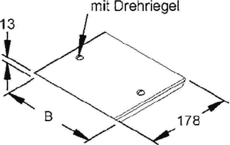 Formstückdeckel RFSDDV 60.600