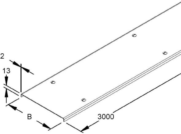 Kabelrinnendeckel RDVS 300