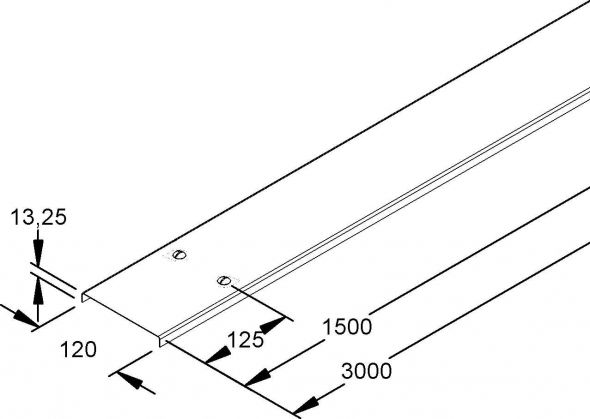 Kabelrinnendeckel RDV 120