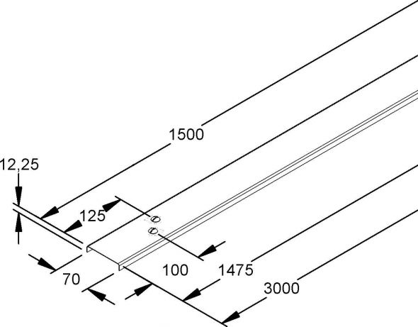 Kabelrinnendeckel RDV 70